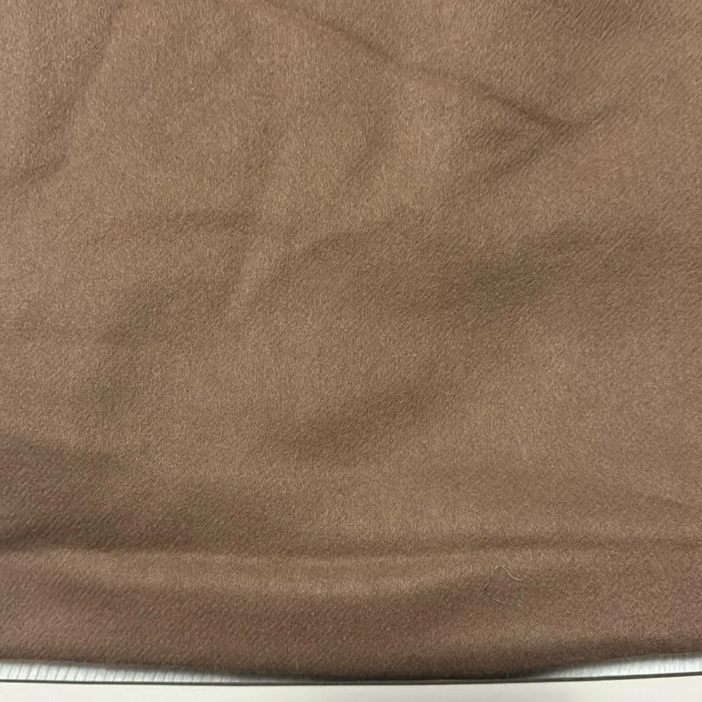 LaSeine 100% Cashmere Cozy Taupe/brown Oversized Scarf, Soft Texture, new